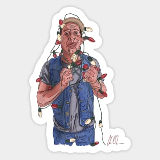 An Ernest P. Worrell Christmas Sticker